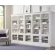 Structures Quintuple White 30 Shelves Display Bookcase