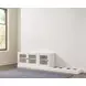 Structures Quintuple White 30 Shelves Display Bookcase