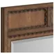 Harbor Warm Walnut Square Dresser Mirror
