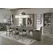 Pure Modern Beige Performance Fabric Ladder Back Dining Chair Set Of 2
