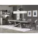 Pure Modern Brown Performance Fabric Upholstered Armless Side Chair