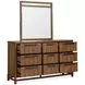 Conway Honey Wheat 9 Drawer Dresser