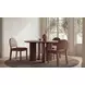 Lia Dark Brown Round Dining Room Set