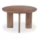Lia Dark Brown Round Dining Room Set