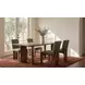 Lia Dark Brown 72" Rectangular Dining Table