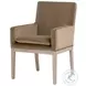 Drake Caramel Velvet Arm Chair