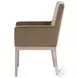 Drake Caramel Velvet Arm Chair