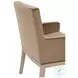 Drake Caramel Velvet Arm Chair