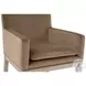 Drake Caramel Velvet Arm Chair