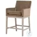 Drake Caramel Velvet Counter Height Stool