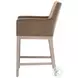 Drake Caramel Velvet Counter Height Stool