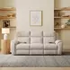 Drake Suede 95" Zero Gravity Double Power Reclining Sofa with Massage and USB Charging