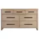 Breckenridge Medium Brown 7 Drawer Dresser