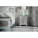 Island Haven Dapple Grey and Blanc 1 Drawer and 2 Door Nightstand with USB Charging