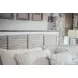 Island Haven Dapple Grey and Blanc King Headboard