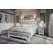 Island Haven Dapple Grey and Blanc King Panel Bed