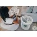 Riviera Blanc Round End Table