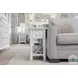 Riviera Blanc Rectangular Chairside Table