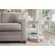 Riviera Blanc Round End Table