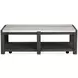 Plum Creek Ravenwood Black and White Rectangular Marble Top Cocktail Table