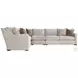 Ventura Beige 4 Piece Fabric Sectional