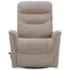 Dualis Snazzy Taupe Manual Swivel Glider Recliner