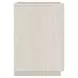 Cotiere Cream Linen Performance Fabric 1 Drawer Nightstand with USB Charging