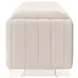 Maribel Taupe Upholstered 59" Accent Bench