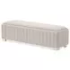 Maribel Taupe Upholstered 59" Accent Bench