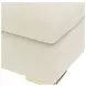 Velena Ivory Upholstered 59" Accent Bench