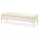 Velena Ivory Upholstered 59" Accent Bench