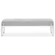 Mirelle Gray Upholstered 59" Accent Bench