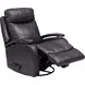 Duffy Ryegate Gray Leather Swivel Glider Recliner