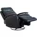 Duffy Ryegate Sapphire Blue Leather Swivel Glider Recliner