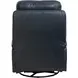Duffy Ryegate Sapphire Blue Leather Swivel Glider Recliner