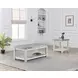 Canova Gray Rectangular Marble Coffee Table