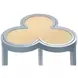 Dylan Matte Light Blue Lacquer Reversible Top Cigar Table