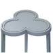 Dylan Matte Light Blue Lacquer Reversible Top Cigar Table