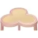 Dylan Matte Pink Lacquer Reversible Top Cigar Table
