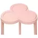Dylan Matte Pink Lacquer Reversible Top Cigar Table