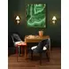 Jett Matte Dark Burl Wood 2 Drawer Square Game Table