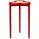 Dylan Matte Red Lacquer Reversible Top Cigar Table