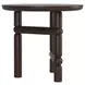Verge Handcrafted Walnut Round End Table