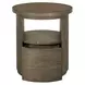 Bosley Lt. Brown Porpoise Round End Table