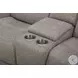 Perriton Frappe Zero Gravity 80" Power Reclining Console Loveseat With Heat And Massage