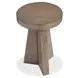 Lansbury Antique Wheat Round Accent End Table