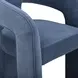 Malone Denim Blue Performance Fabric Upholstered Dining Chair