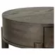 Hadleigh Black Coffee Bean Round End Table