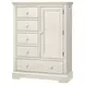 Hanley Chalk 5 Drawer Chifferobe