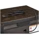 Timberlyn Espresso 1 Drawer Open Nightstand with USB Charging